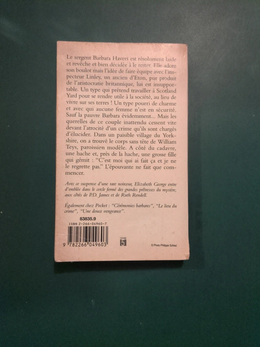 Enquête dans le brouillard, Elizabeth Georges