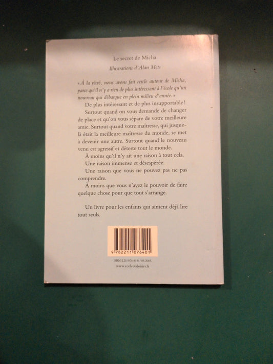 Le secret de Micha , Valérie Zenatti