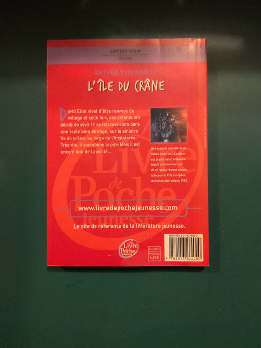l'île du crâne , Anthony Horowitz