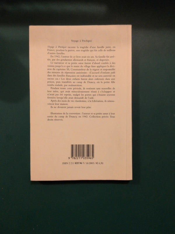 Voyage à Pitchipoï , Jean Claude Moscovici