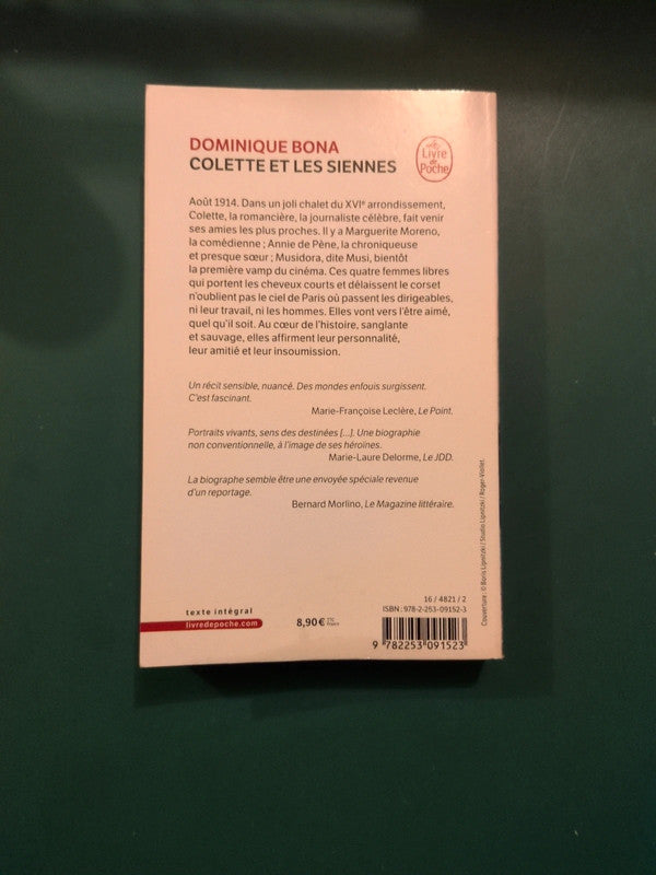 colette et les siennes , Dominique Bona