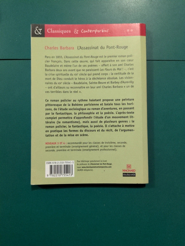 L'Assassinat du Pont-Rouge , Charles Barbara