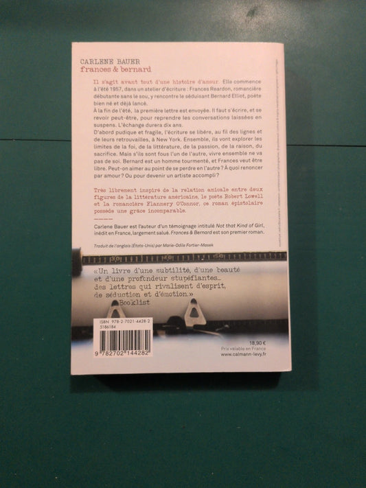 frances & bernard , Carlene Bauer