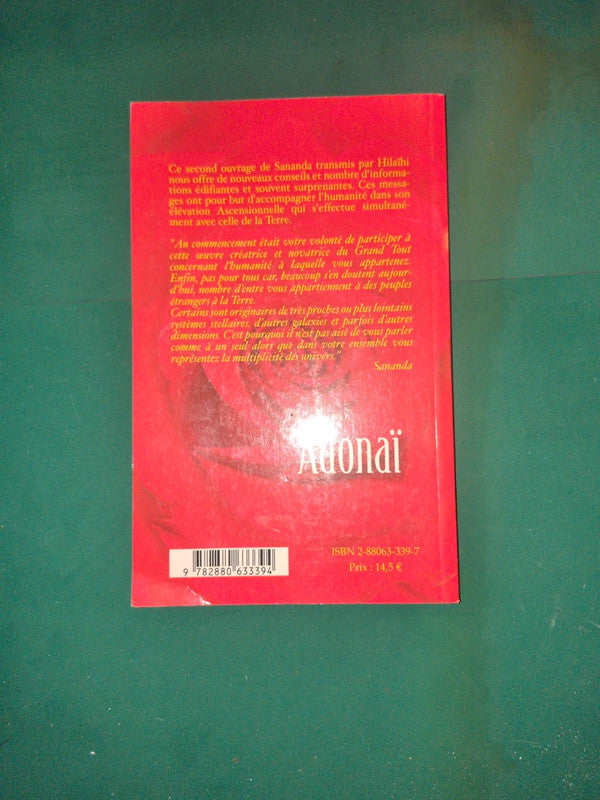 Adonaï , au cœur de l'amour tome 2 , Sananda