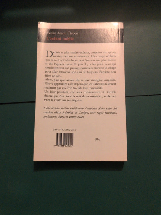 L'enfant oublié , Yvette Marin Tinoco
