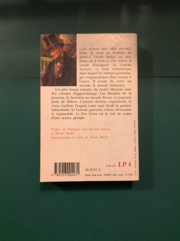 Le père Goriot , Balzac