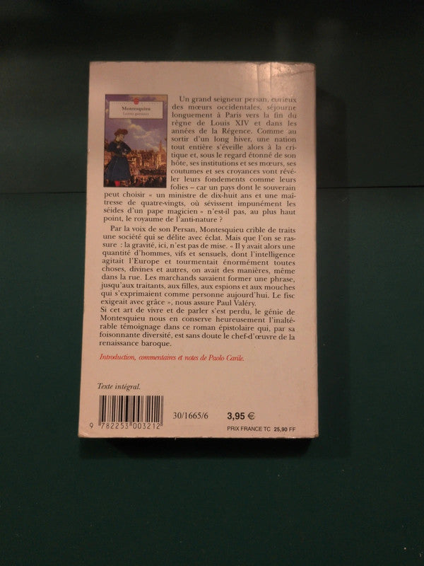 Lettres persanes , Montesquieu
