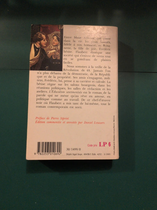 L'éducation sentimentale, Flaubert