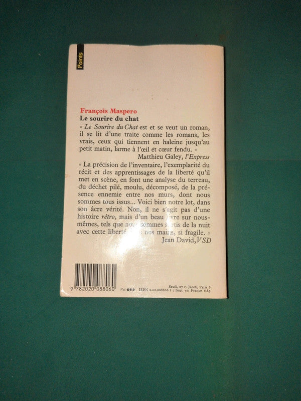 Le sourire du chat , François Maspero