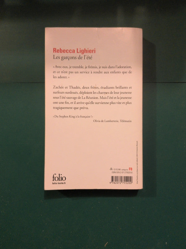Les garçons de l'été , Rebecca Lighieri