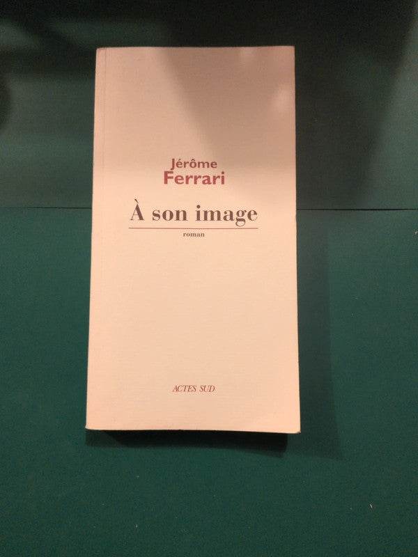 A son image, Jérôme Ferrari