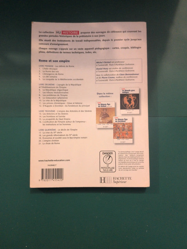Rome et son empire , M.Christol , D.Nony