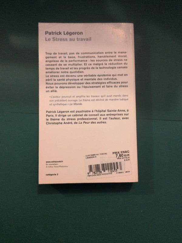 Used book – Workplace Stress, Patrick Légeron