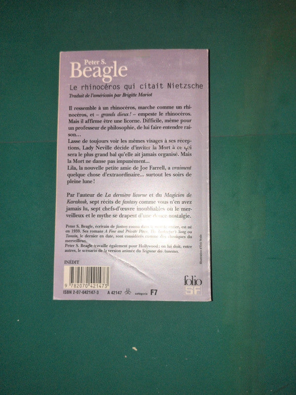 Le rhinocéros qui citait Nietzsche ,Peter S. Beagle