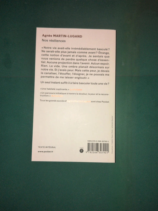 Nos résiliences, Agnès Martin-Lugand