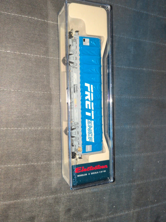 Wagon K70 "fret sncf , electrotren 1536K 1/87 H0 , 8425420015366