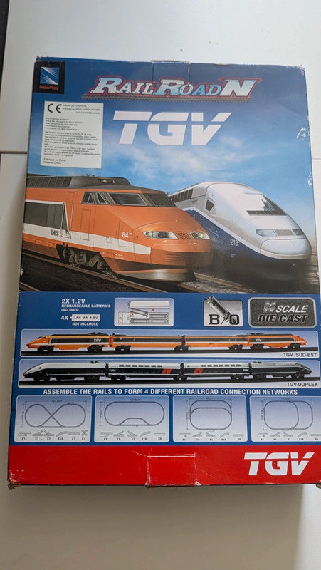 Circuit Tgv Duplex Rail Road N scale