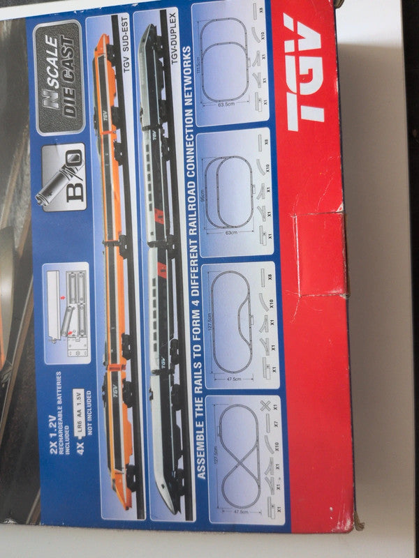 Circuit Tgv Duplex Rail Road N scale