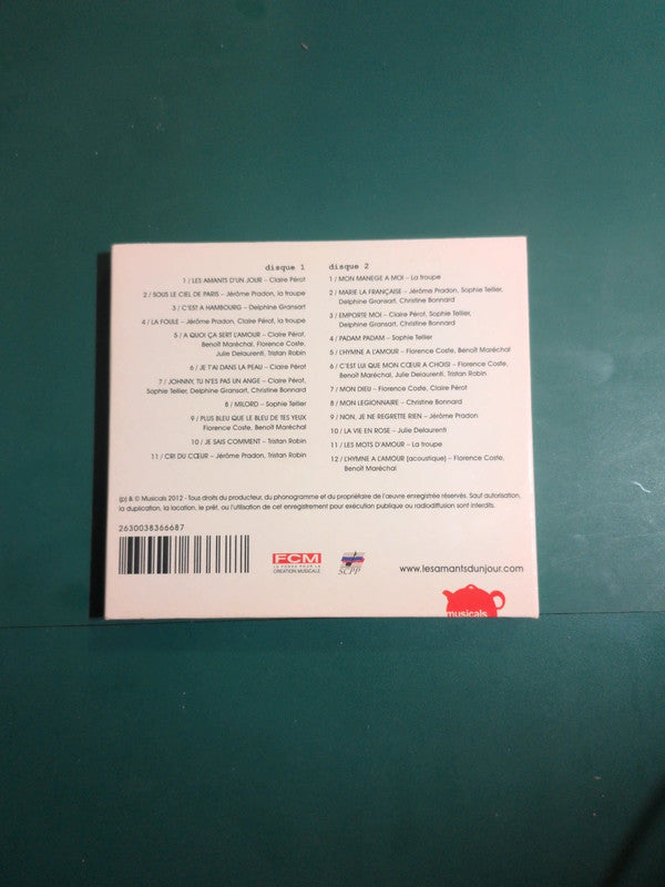 Cd Les Amants D'un Jour (La Nouvelle Comédie Musicale) Avec Les Succès D'Edith Piaf