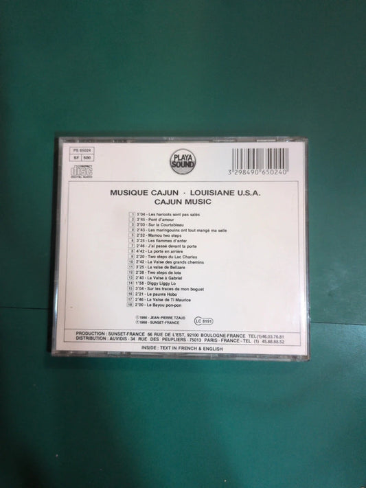Cd Musique Cajun - Louisiane USA - Cajun Music
