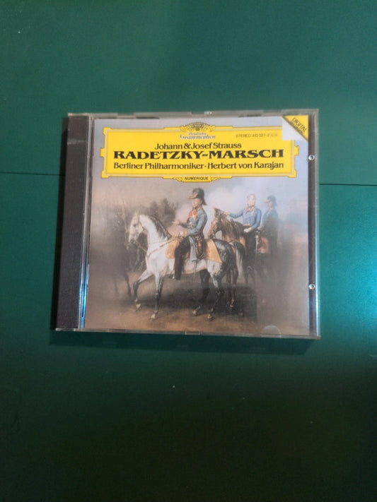 Cd Johann & Josef Strauss , Berliner Philharmoniker, Herbert von Karajan – Radetzky-Marsch