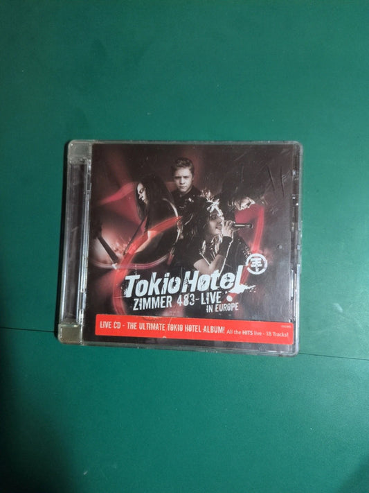 Cd Tokio Hotel – Zimmer 483 - Live In Europe