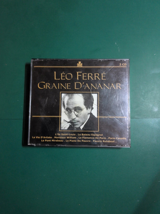 Cd Leo Ferré , Graine d'ananar 5397001010882