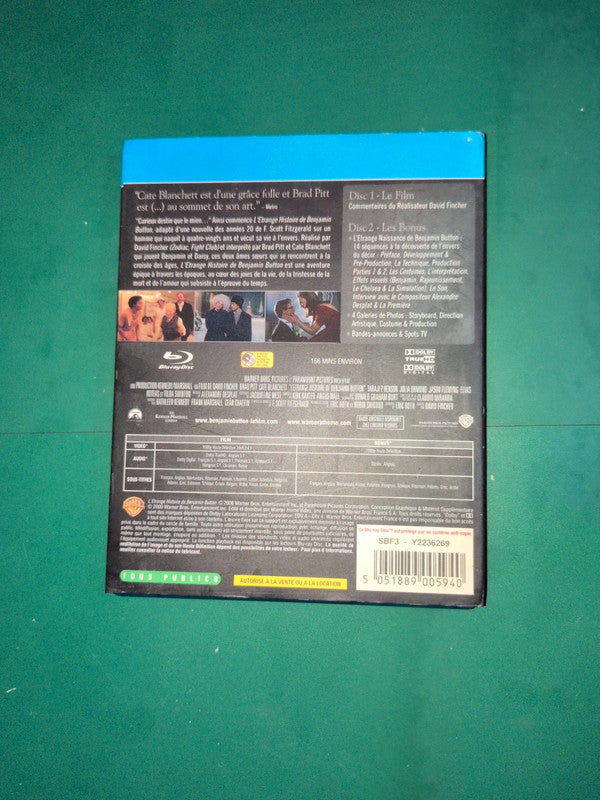 Dvd Blu-ray L’Étrange Histoire de Benjamin Button (The Curious Case) de David Fincher