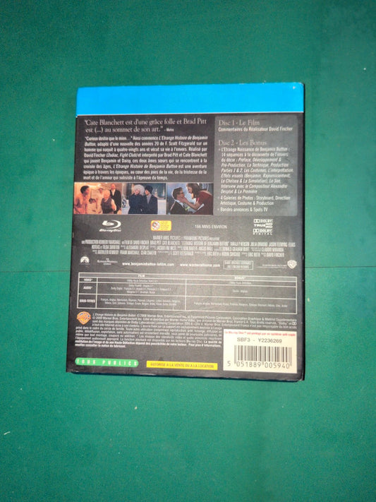 Dvd Blu-ray L’Étrange Histoire de Benjamin Button (The Curious Case) de David Fincher