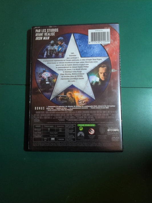 Dvd Captain America : The First Avenger réalisé par Joe Johnston