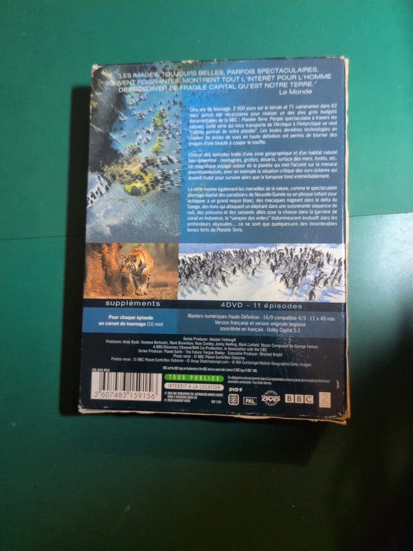 Coffret 4 DVD – Planète Terre : L'intégrale de la série (BBC)
