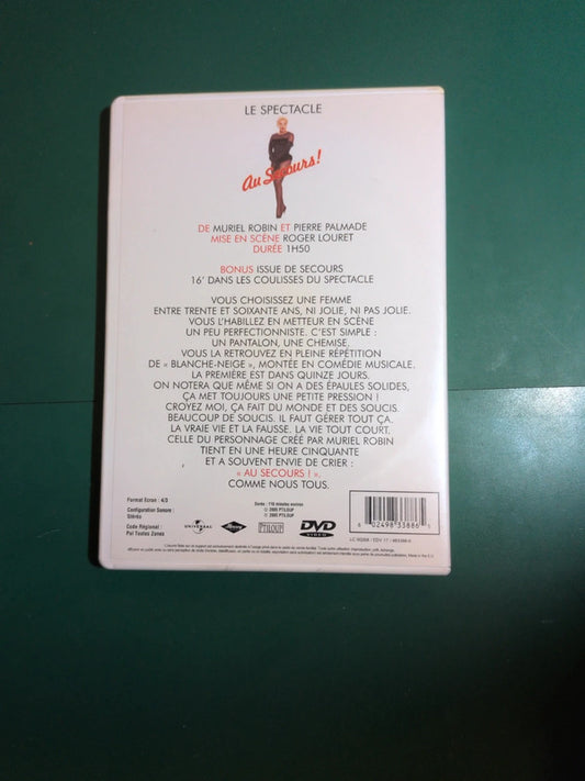 Dvd Au secours ! (spectacle de Muriel Robin )