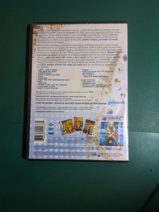 Dvd Concert Britney Spears: Live From Las Vegas