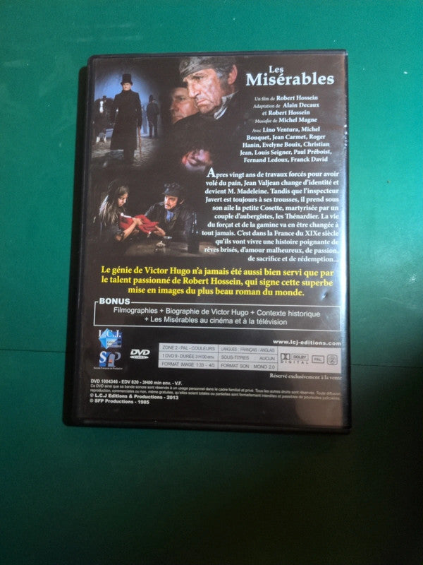 Dvd Les Misérables , Robert Hossein