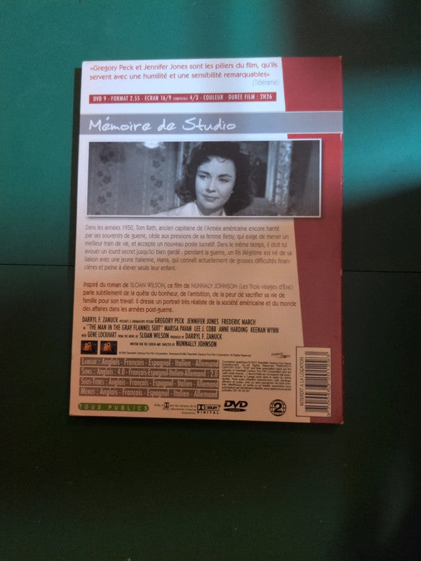 Dvd L’Homme au complet gris ,(The Man in the Gray Flannel Suit)