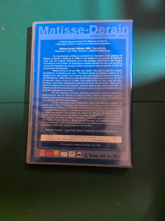 Dvd Matisse-Derain Collioure 1905 – L’eau et le feu