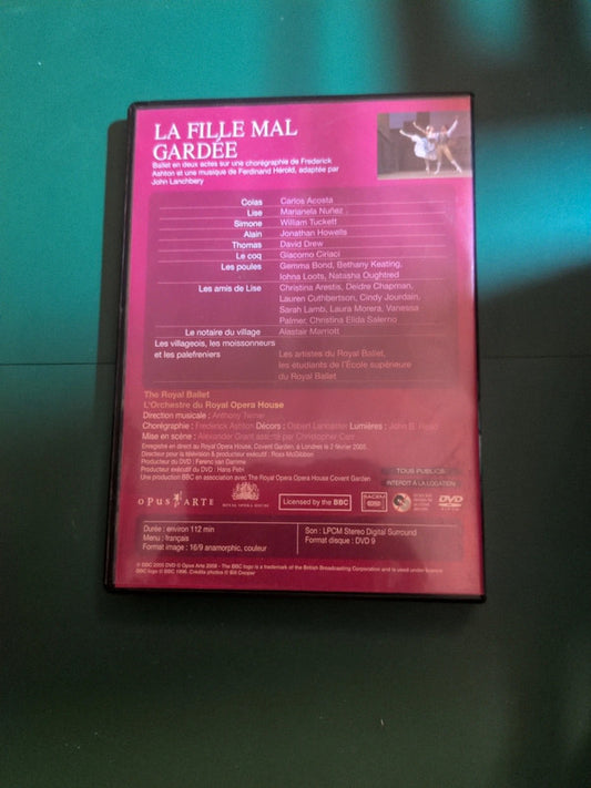 Dvd les plus beaux ballets n°15 :La Fille Mal Gardée