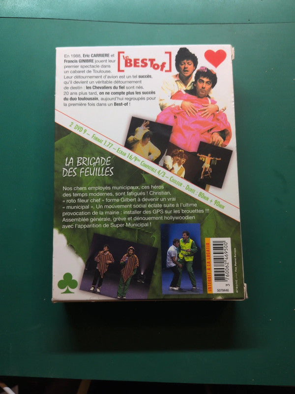2 dvd Les Chevaliers du Fiel – Le Best Of / La Brigade des Feuilles sous blister
