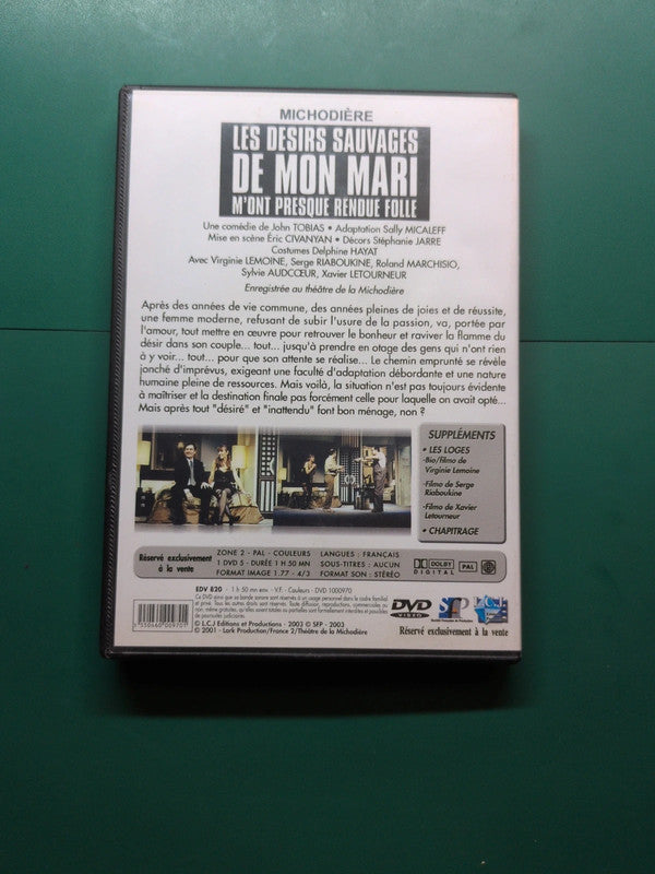 Dvd Les désirs sauvages de mon mari m'ont presque rendue folle