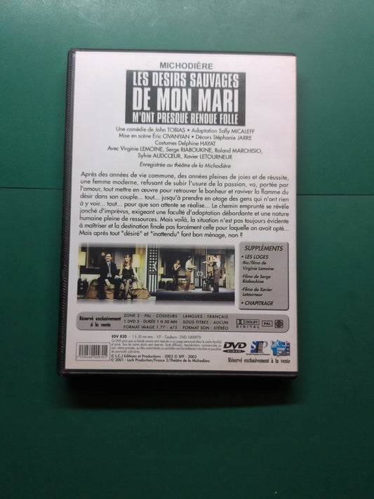 Dvd Les désirs sauvages de mon mari m'ont presque rendue folle