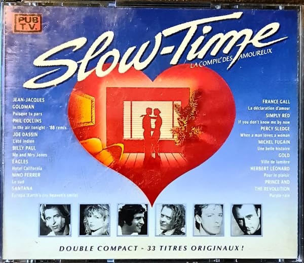 Coffet 2 CD SLOW TIME La Compilation des Amoureux, 