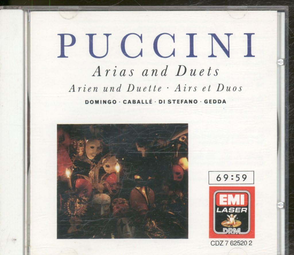 Arias & Duets, Puccini, Domingo, Caballe, Various