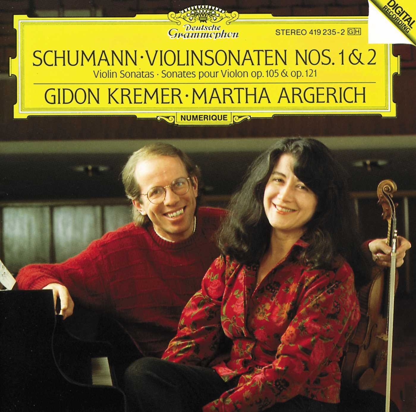 Schumann: Violin Sonatas Nos. 1 & 2, Robert Schumann, Martha Argerich, Gidon Kremer