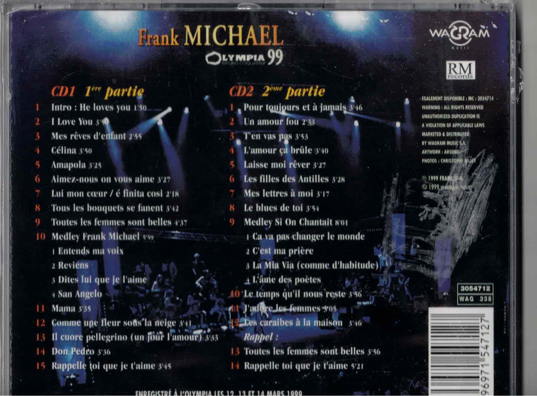 Olympia 99, Frank Michael