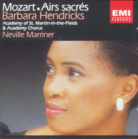 Mozart: Airs Sacrés/Sacred Arias, Academy of St. Martin-in-the-Fields, Wolfgang Amadeus Mozart, Neville Marriner, Barbara Hendricks, Hilary Brooks, Edward Caswell, Justin Sillman