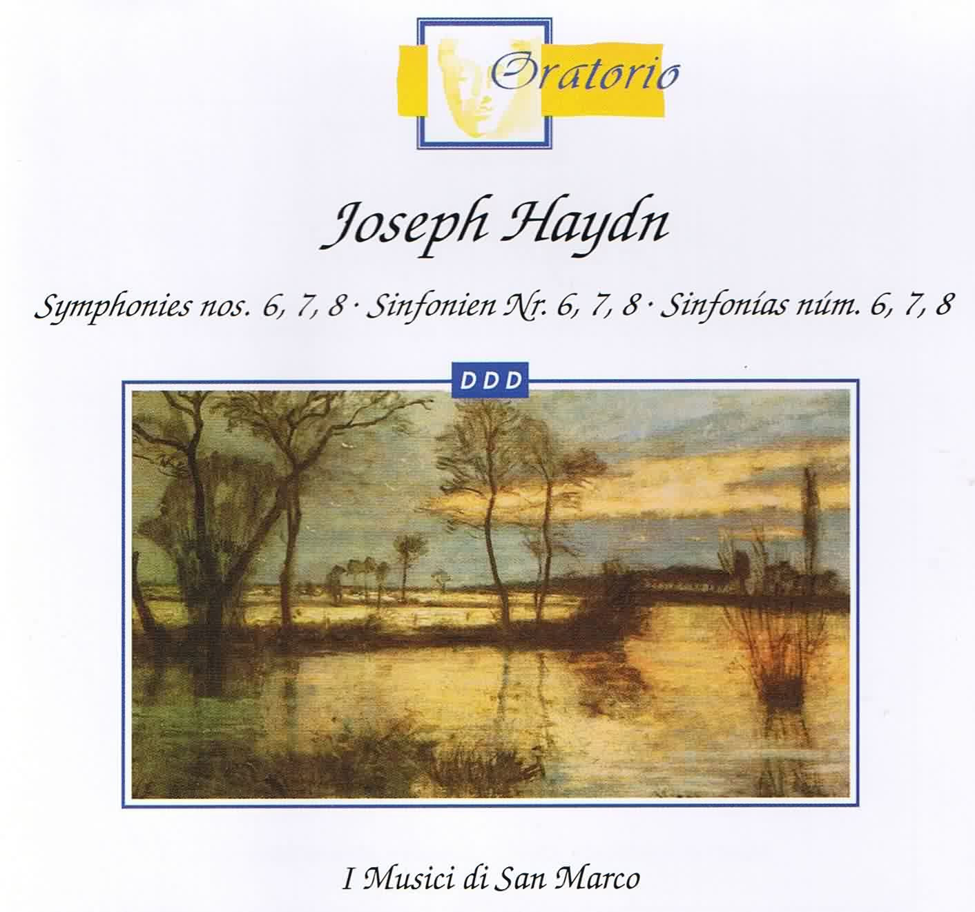 Joseph Haydn / Sinfonien Nr. 6, 7, 8 / I Musici di San Marco, 