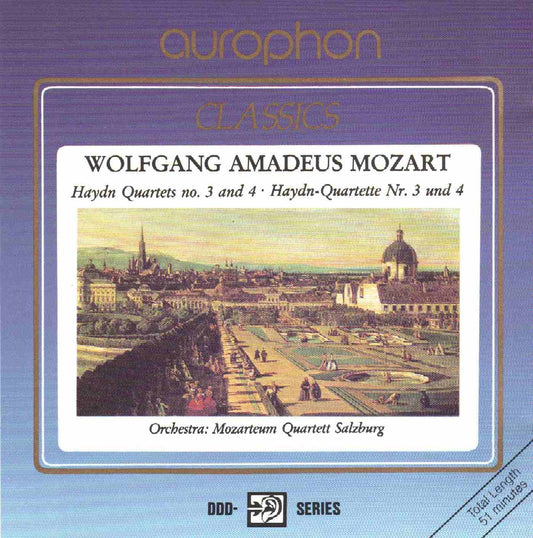 Mozart: Haydn Quartets, No. 3 and 4, Nr. 3 and 4, Mozarteum Quartett Salzburg, Wolfgang Amadeus Mozart