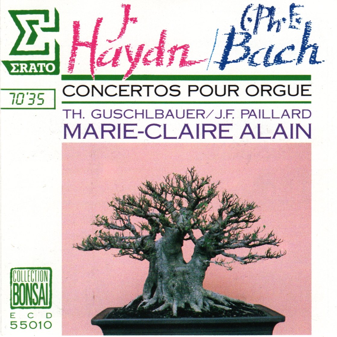 Marie-Claire Alain/J Haydn, C.P.E., Bach, 