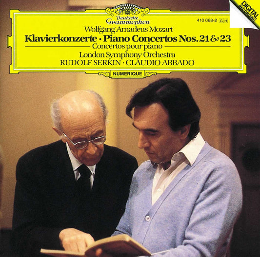 Piano Concerti 21 & 23, SERKIN / LONDON SYM ORCH / ABBADO, MOZART,WOFGANG AMADEUS, ABBADO,CLAUDIO, LONDON SYM ORCH