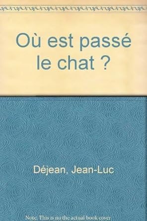 Où est passé le chat ? cover image